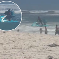 A man on a Checkers Sixty60 jet ski