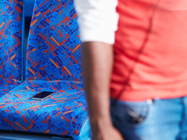 A person forgetting their phone on a seat