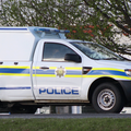 Police van, crime scene, SAPS - generic