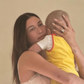 Hailey Bieber and her son Jack Blues