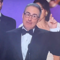 VIDEO: Comedian John Oliver reacts to getting cut off during emotional Emmy speech