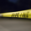 Crime scene, police tape
