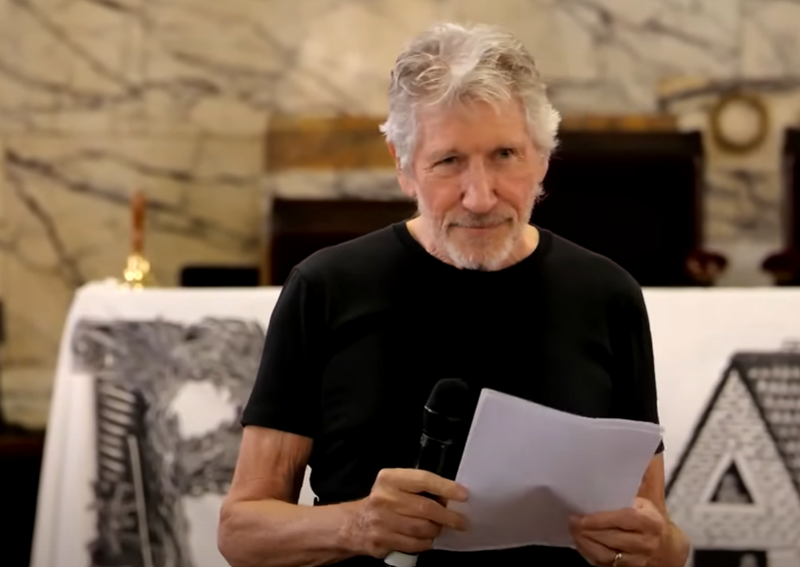 Roger Waters stand up for Palestine concert YouTube screenshot