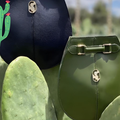 Two handbags made with cactus vegan leather